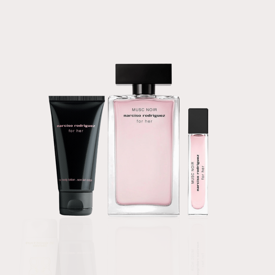 gård Mere Betinget Giftset Narciso Rodriguez For Her Musc Noir EDP (EDP 100ml, EDP 10ml & Body  Lotion 50ml) | Xixon Perfume