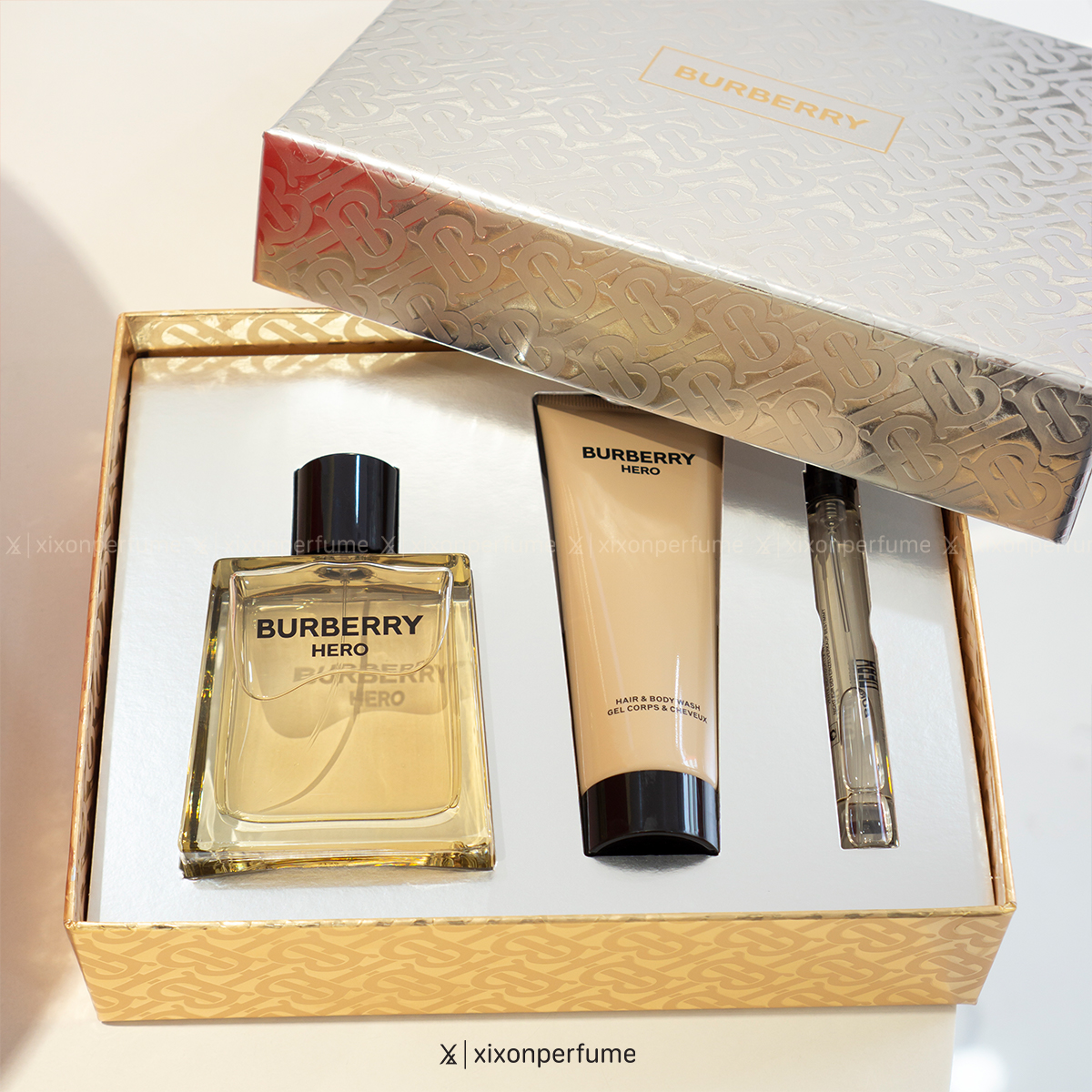 Nước hoa Set Burberry Hero EDT 100ml - Xixonshop